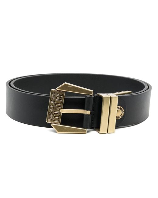 Versace Jeans Couture decorative-buckle leather belt