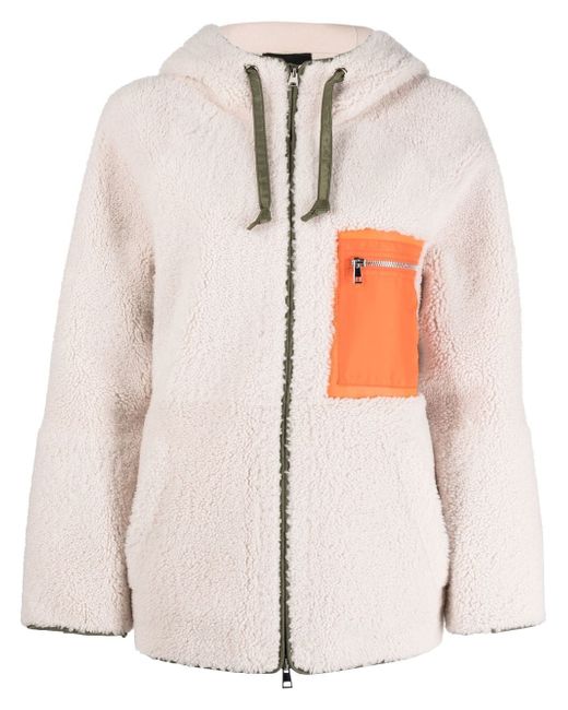 Blancha merino-wool zip-up jacket