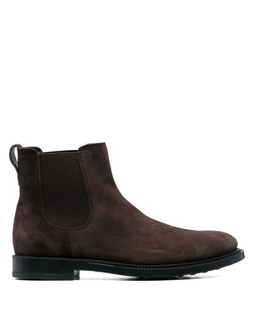 Tod's slip-on suede Chelsea boots