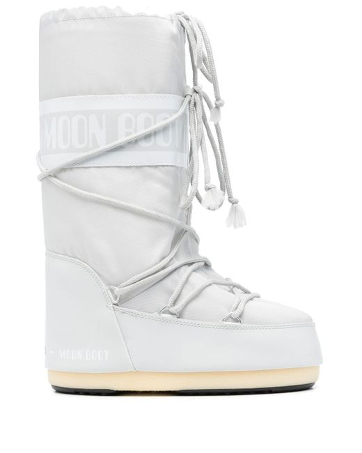 Moon Boot lace-up logo-print boots