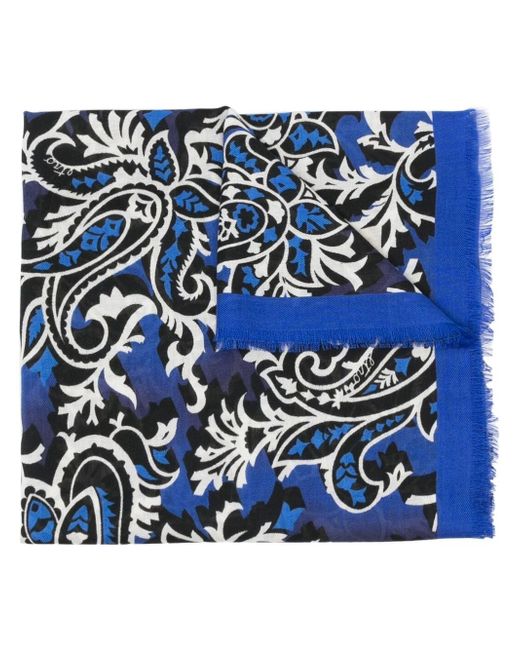 Etro floral jacquard scarf