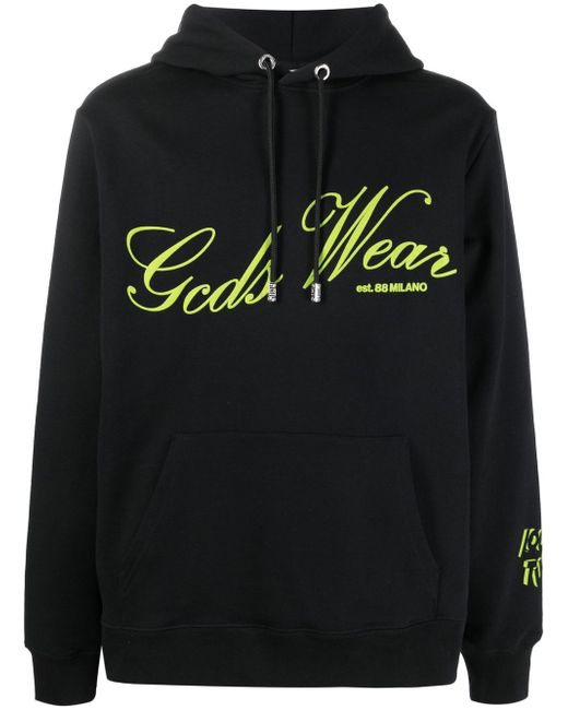 Gcds slogan-print pullover hoodie