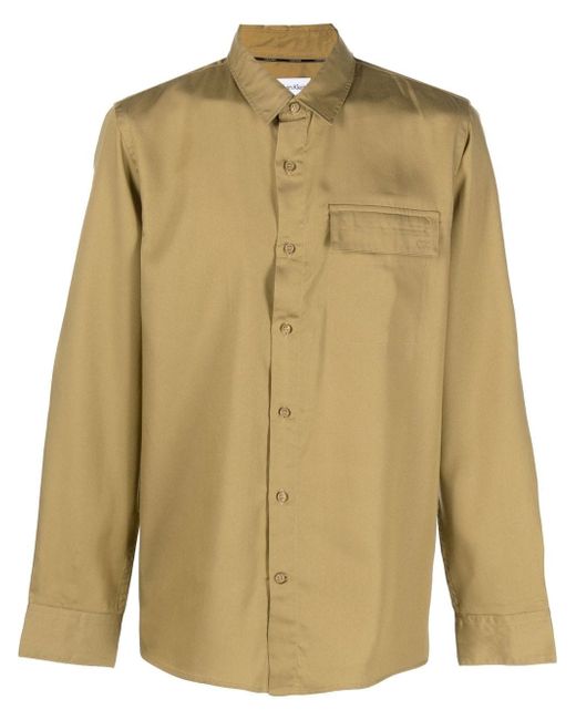 Calvin Klein chest-pocket button-down shirt