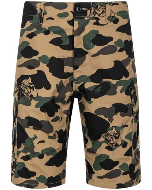 A Bathing Ape Ursus Military shorts