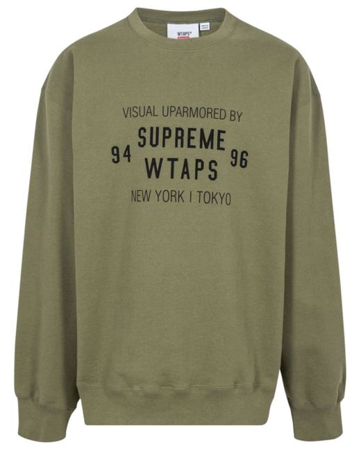 Supreme x WTAPS crew-neck sweatshirt