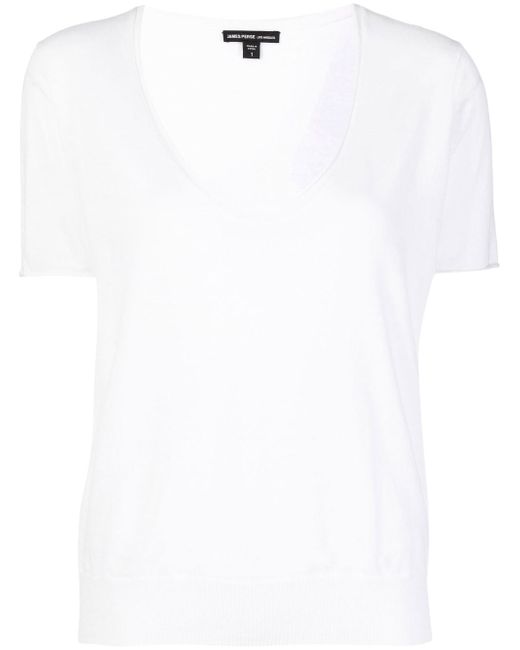 James Perse short-sleeve sweater T-shirt