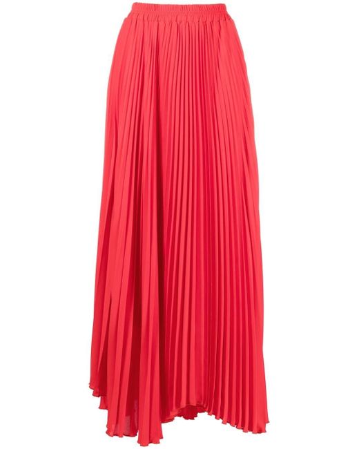 Styland pleated maxi skirt