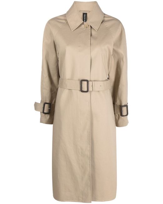 Mackintosh MAILI Fawn RAINTEC Cotton Overcoat