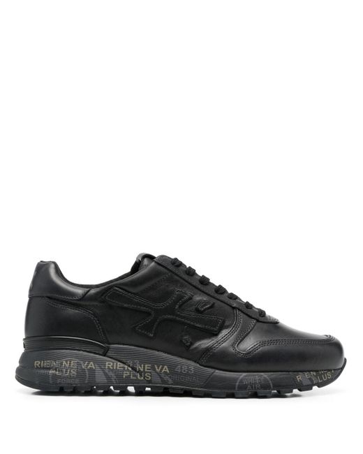 Premiata embossed lace-up sneakers