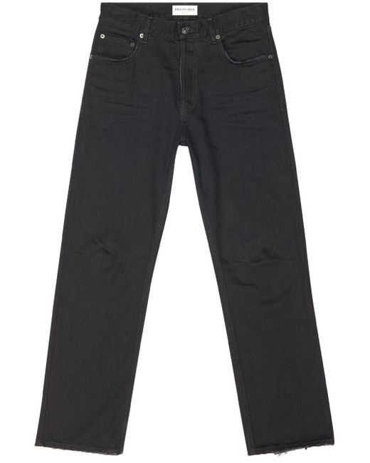 Balenciaga mid-rise straight-leg jeans
