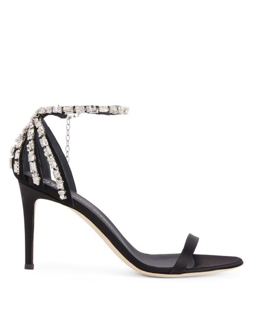 Giuseppe Zanotti Design Adele crystal 85mm sandals