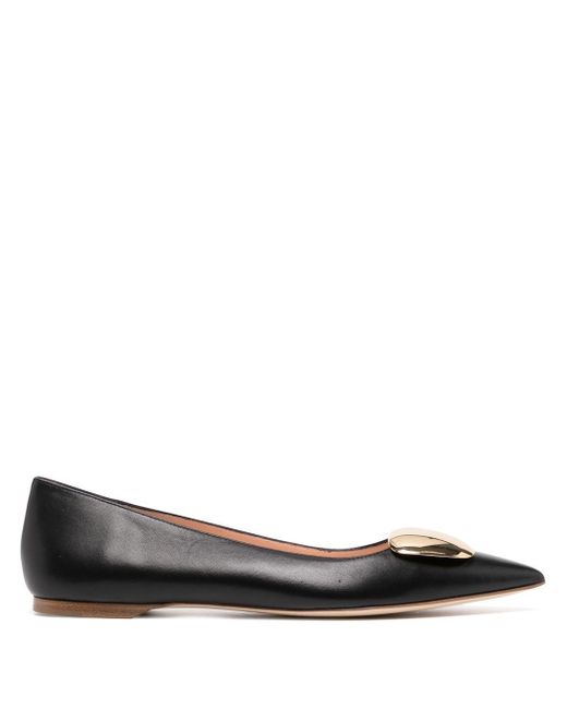 Rupert Sanderson pointed-toe leather pumps