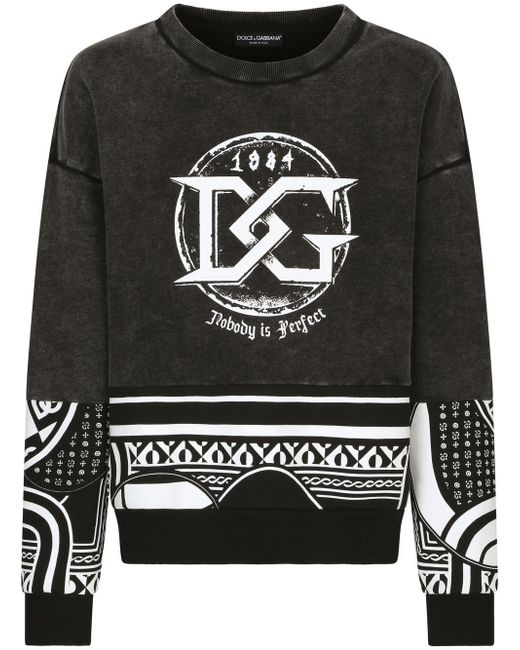 Dolce & Gabbana graphic-print with logo sweatshirt