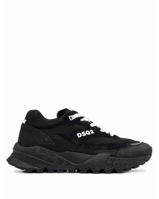 Dsquared2 logo-print panelled sneakers