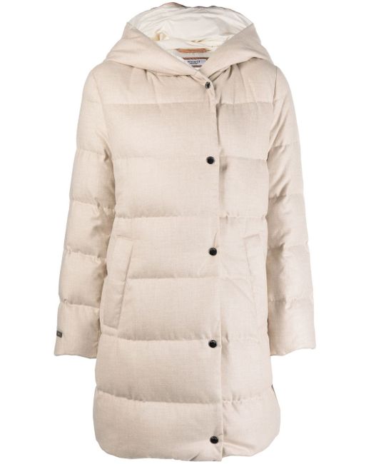 Peserico feather-down padded coat