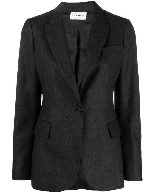 P.A.R.O.S.H. single-breasted blazer jacket
