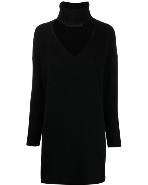 Federica Tosi ribbed-knit long-sleeve dress