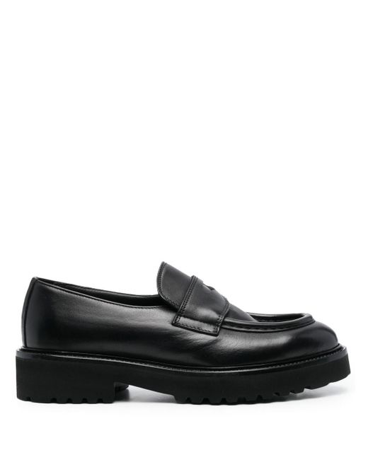 Doucal's ridged-sole detail loafers