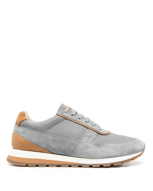 Brunello Cucinelli perforated-detail low-top sneakers
