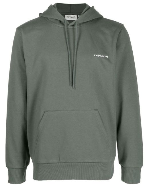 Carhartt Wip logo drawstring hoodie