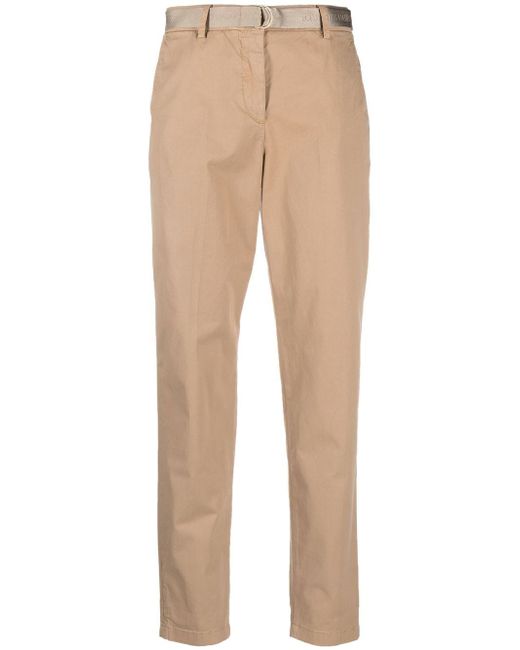 Tommy Hilfiger belted high-waist trousers