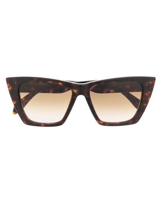 Alexander McQueen tortoiseshell cat-eye frame sunglasses