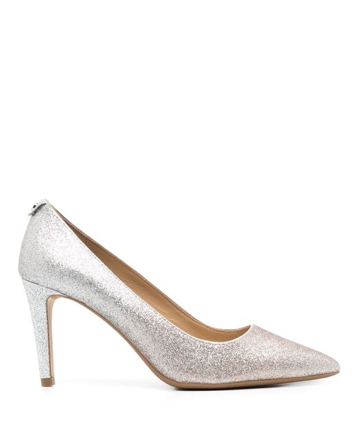 Michael Michael Kors glittered pointed pumps