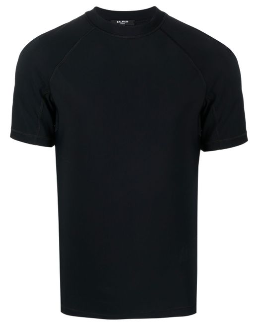 Balmain logo crew-neck T-shirt