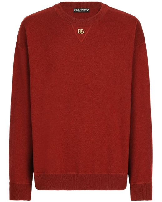 Dolce & Gabbana DG logo cashmere sweatshirt