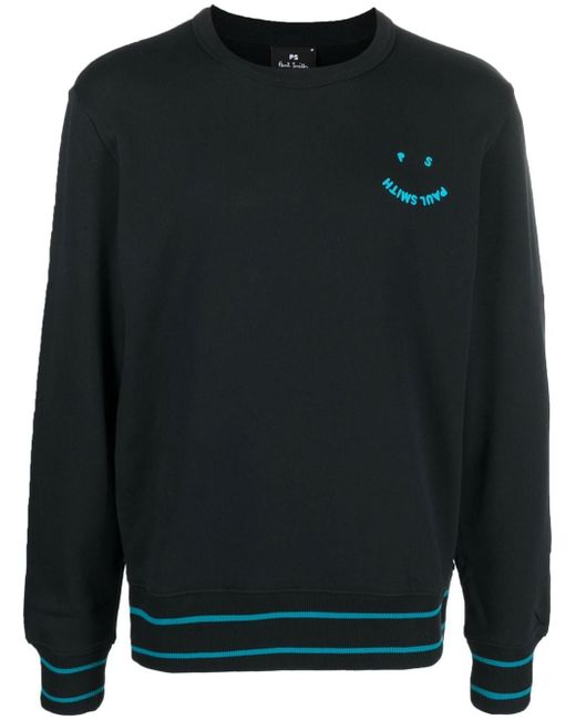 PS Paul Smith logo-print cotton sweatshirt