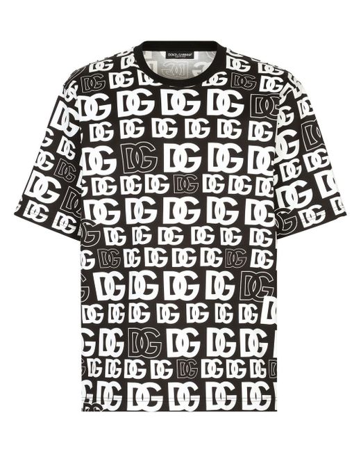 Dolce & Gabbana all-over DG logo-print T-shirt