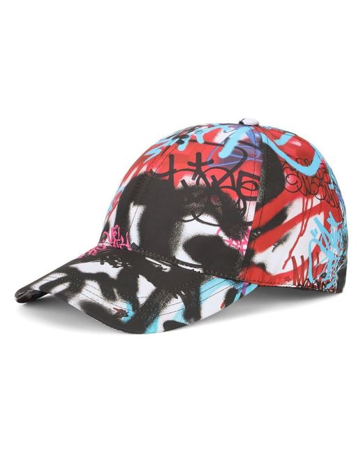 Dolce & Gabbana graffiti-print baseball cap