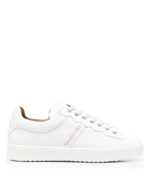 See by Chloé logo low-top sneakers