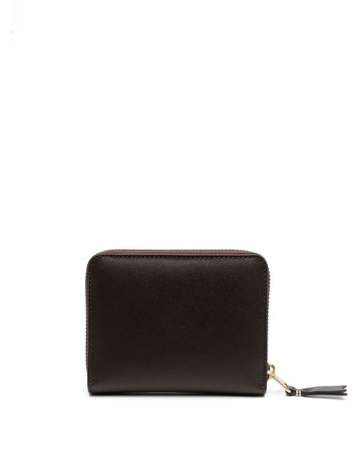 Comme Des Garçons zip-up leather wallet