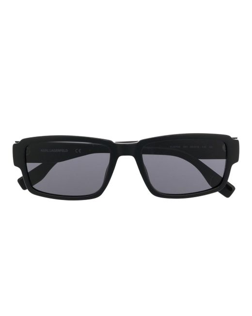 Karl Lagerfeld temple-logo rectangular sunglasses
