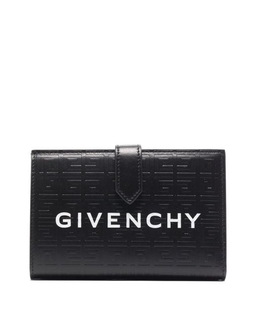 Givenchy logo-print bi-fold leather wallet