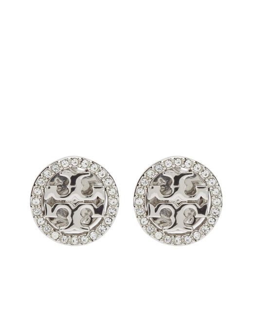 Tory Burch Miller crystal-embellished stud earrings