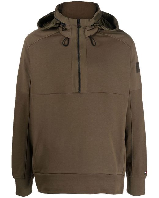 Tommy Hilfiger short-zip hooded jacket