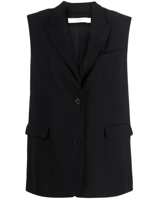 Iro notched lapels tailored gilet