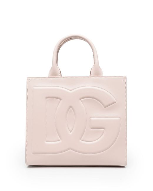 Dolce & Gabbana debossed-logo tote bag