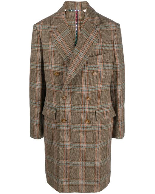 Vivienne Westwood check-print double-breasted coat