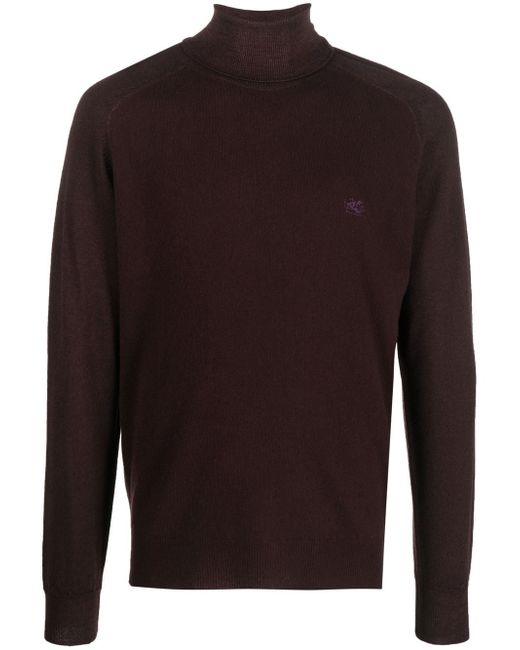 Etro roll neck knitted jumper