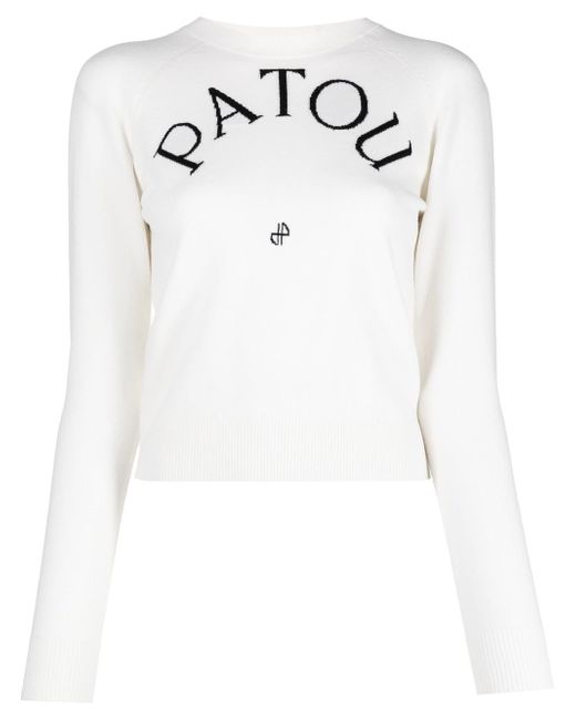 Patou logo-print jumper