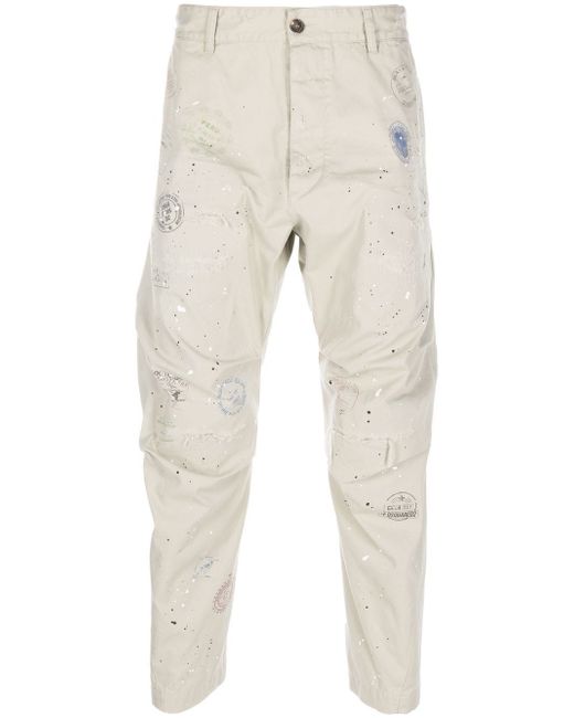 Dsquared2 logo-print cargo trousers
