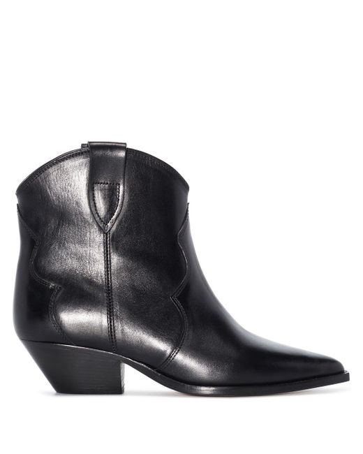 Isabel Marant polished-finish pointed-toe boots