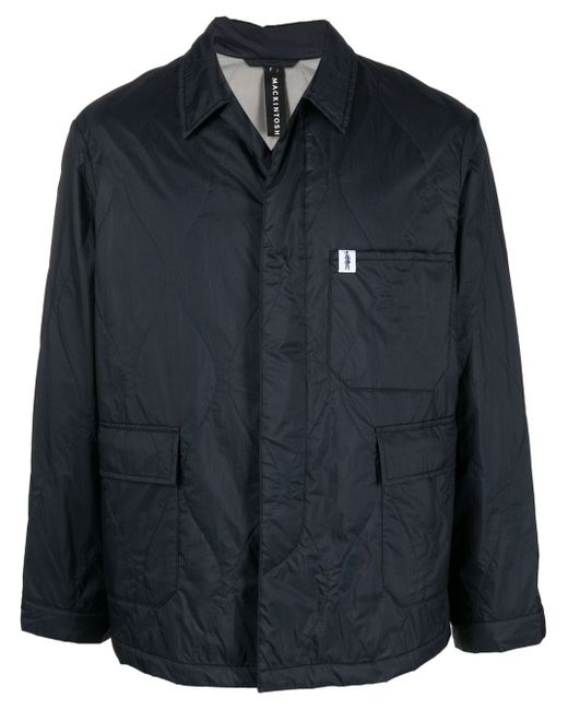 Mackintosh CHORE Navy Nylon Quilted Jacket
