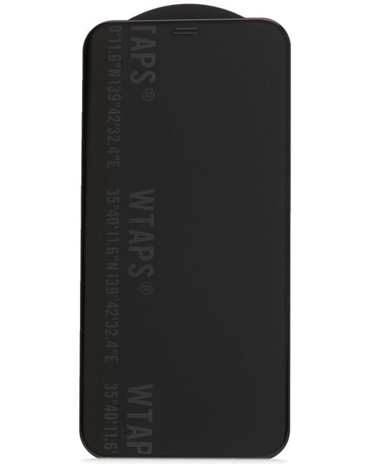 Wtaps logo-print flip phone case