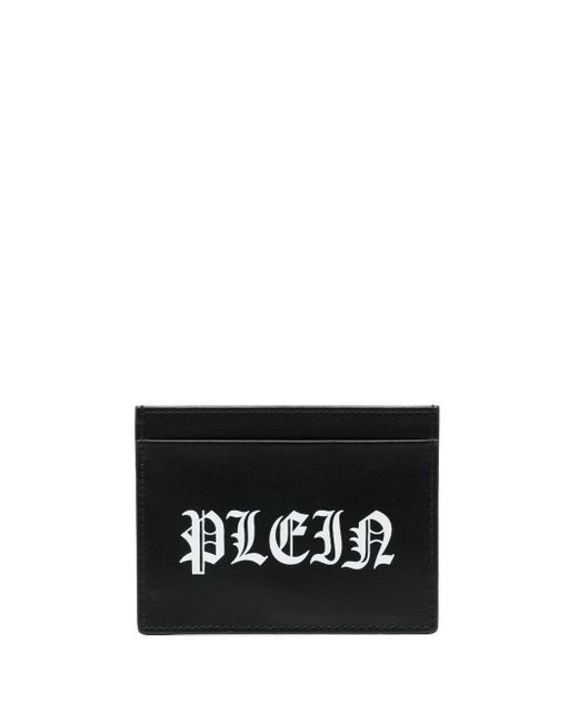 Philipp Plein logo print cardholder