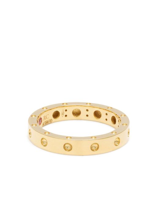 Roberto Coin 18kt rose gold Pois Moi thin band ring