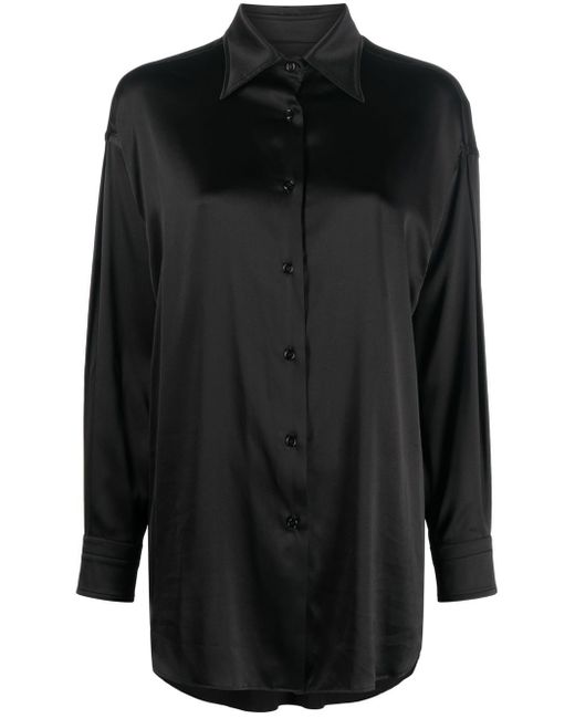 Tom Ford pointed-collar button-up shirt
